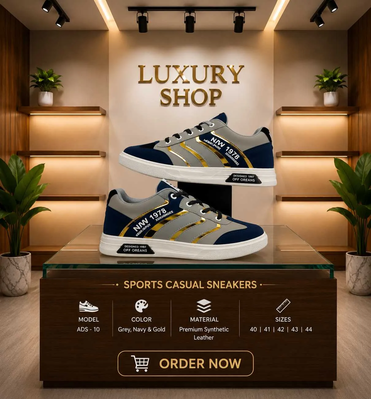 ADS-10 Premium Casual Sneakers