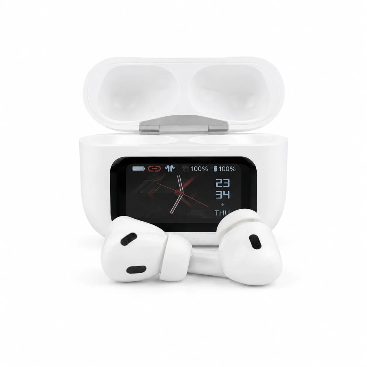 A9 Pro Smart Touch Screen ANC/ENC Earbuds