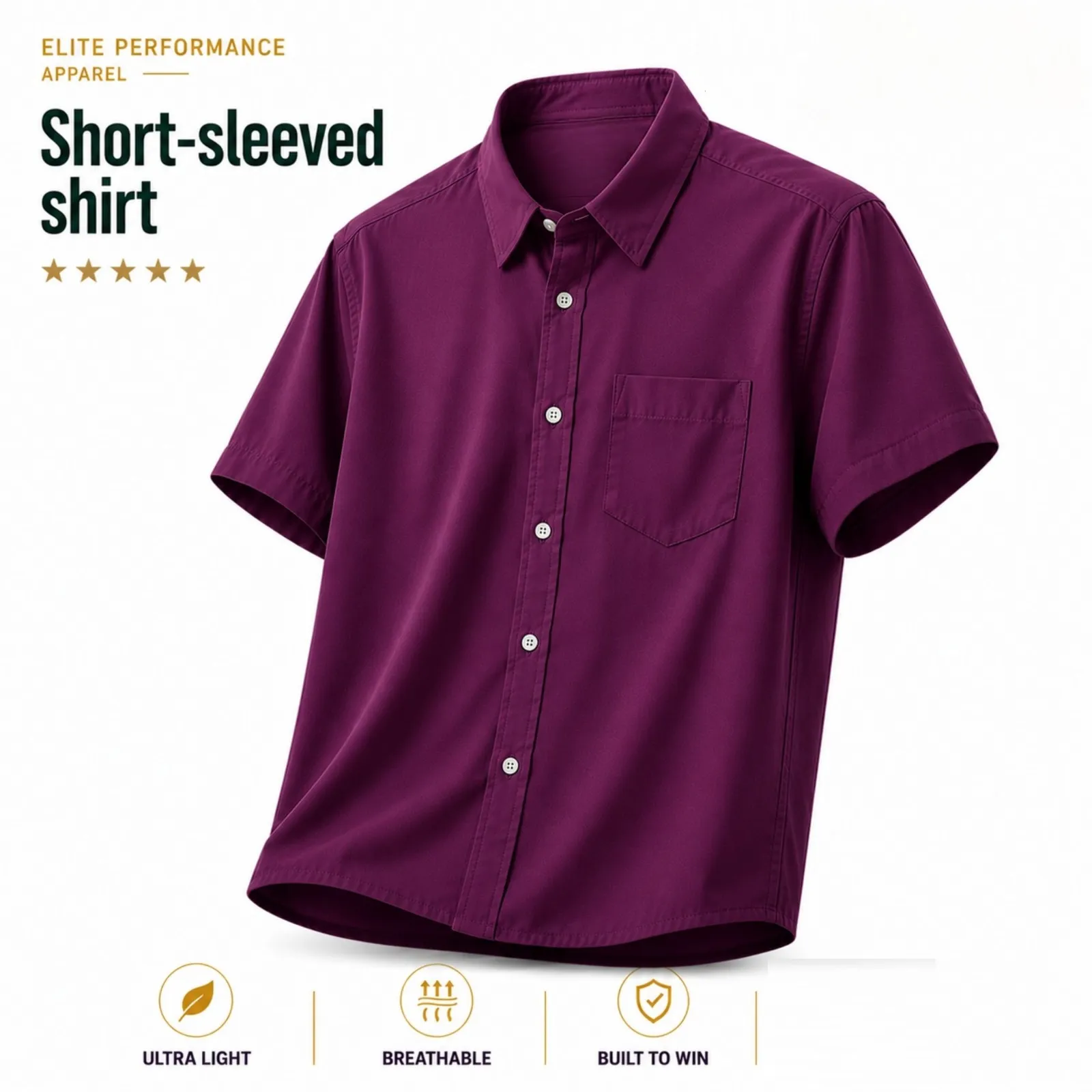 Premium Oxford Cotton Half Sleeve Shirt