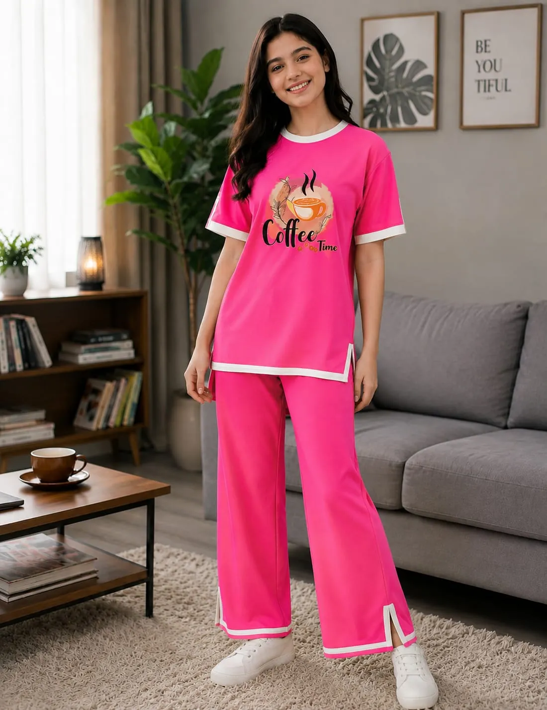 Half Sleeve T-Shirt & Pant Set